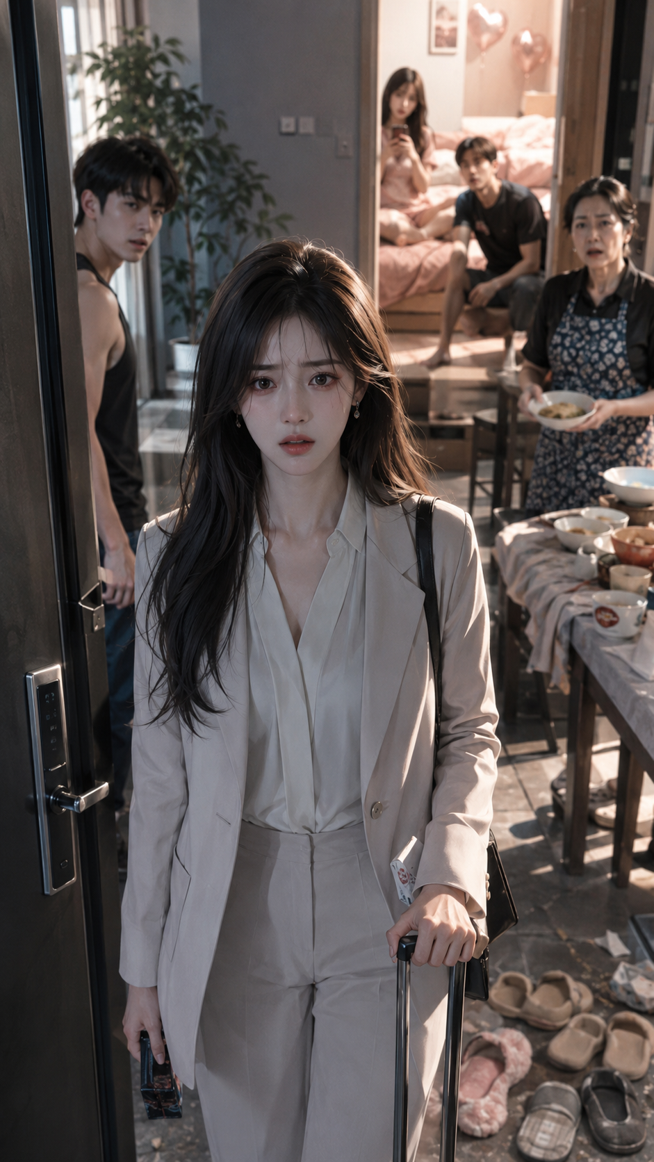SÁU ĐÔI DÉP TRƯỚC CỬA NHÀ TÔI
